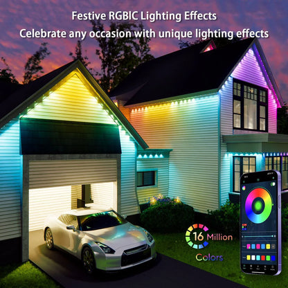 🎅 Early Christmas 49%OFF - Smart Rainbow LED Permanent Outdoor Light - Smartlight 🎁