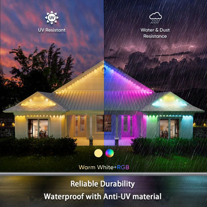 🎅 Early Christmas 49%OFF - Smart Rainbow LED Permanent Outdoor Light - Smartlight 🎁